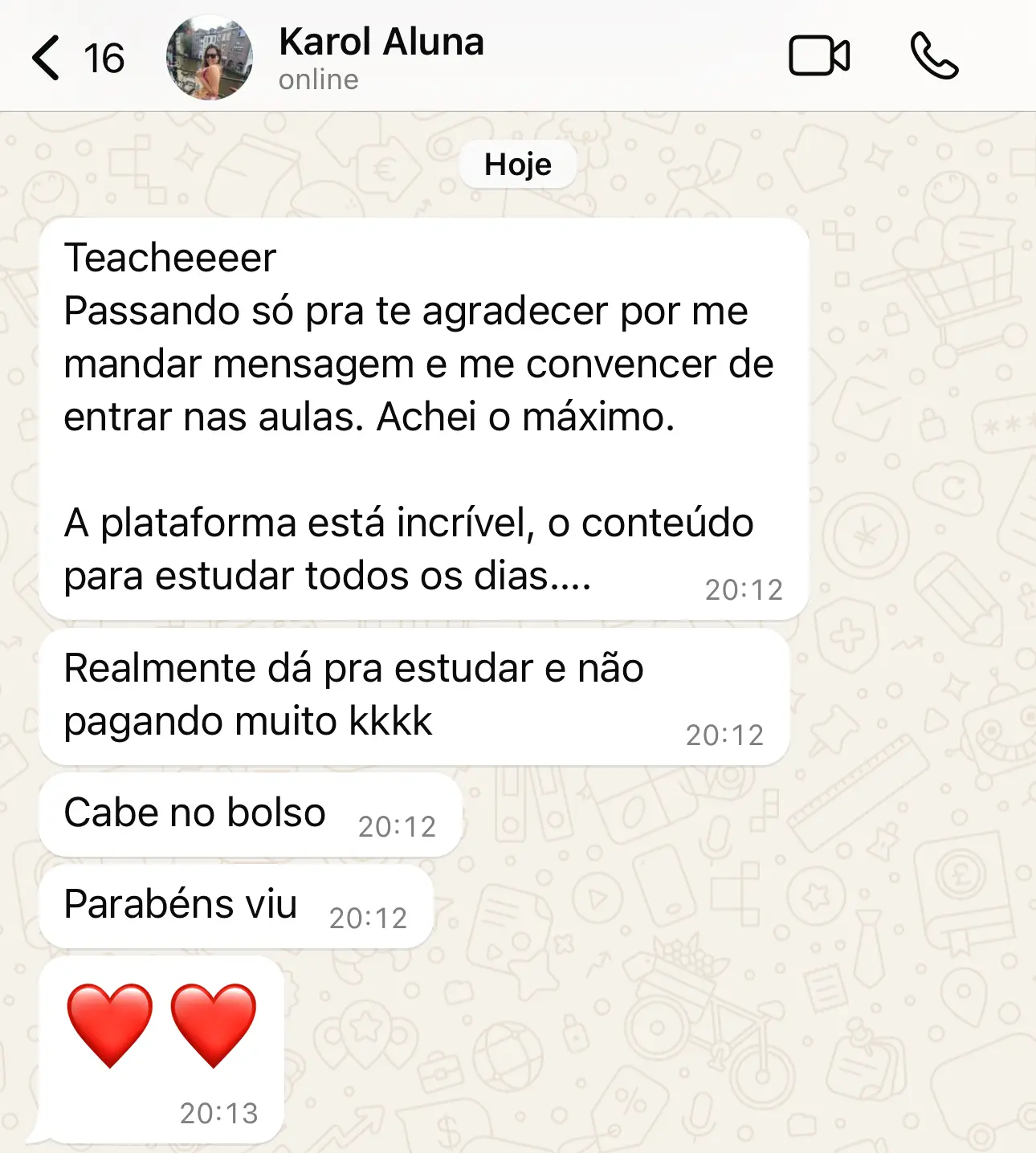 Feedback Karoline